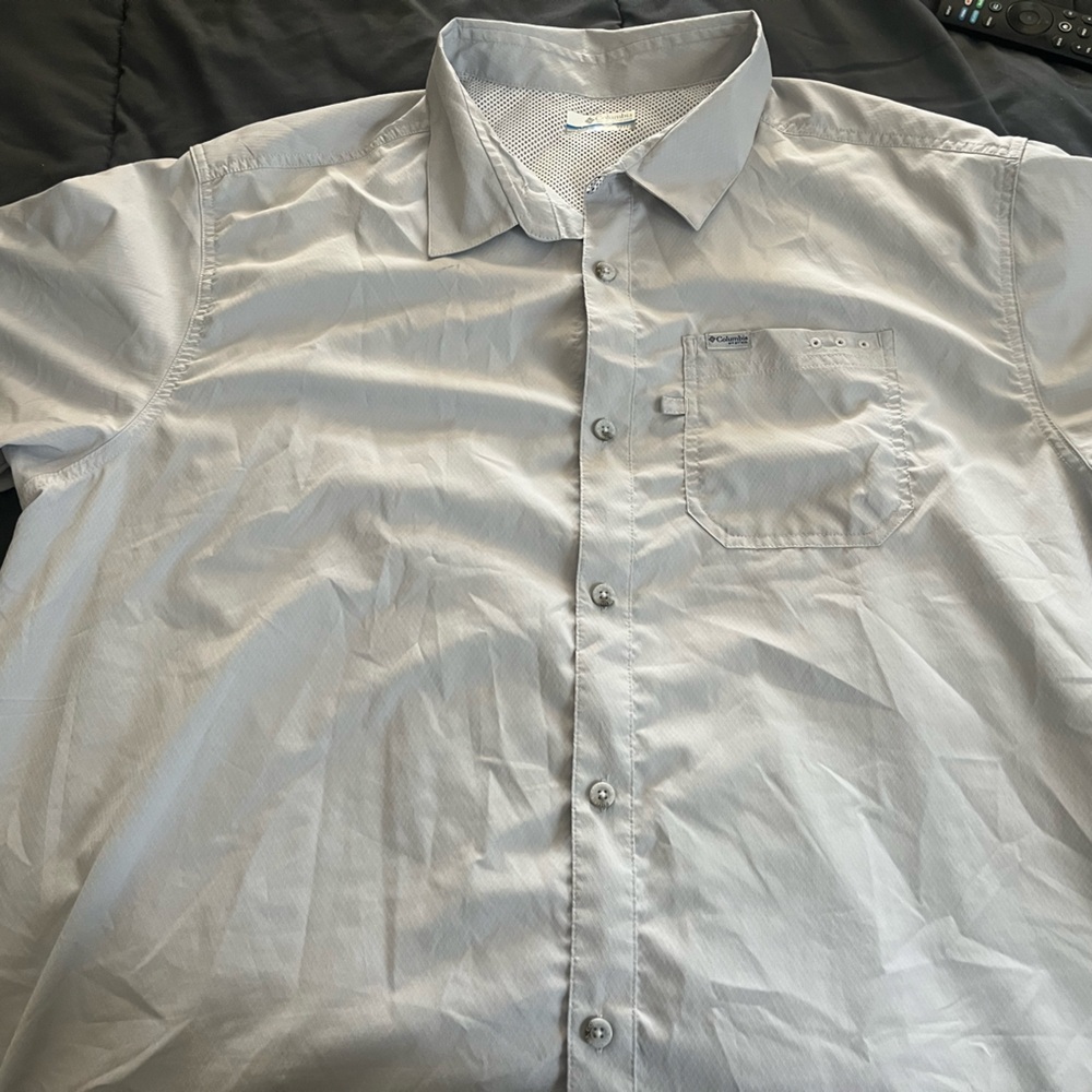 Men's button up shirt great for outdoors